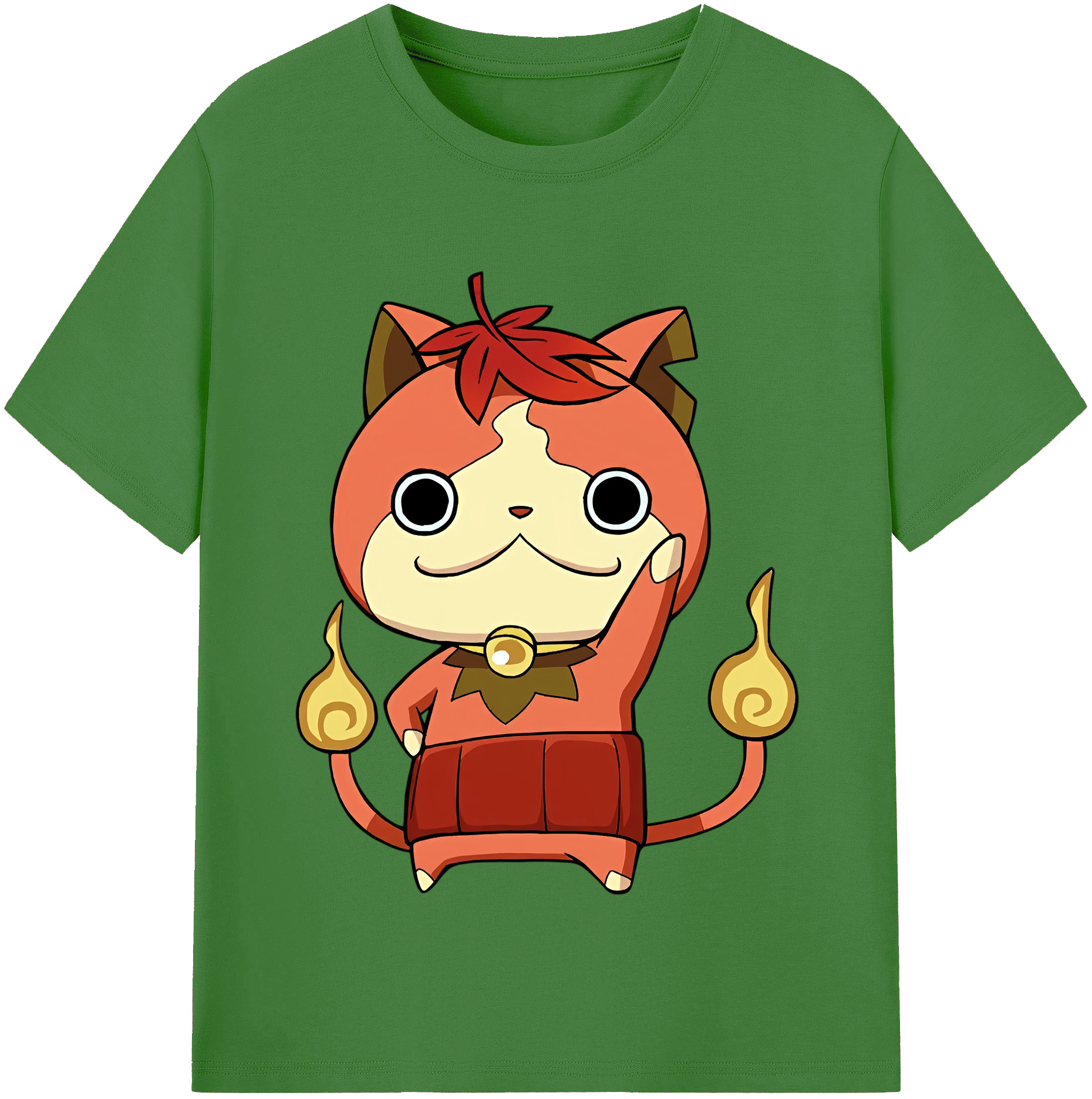 （画像用） 妖怪ウォッチ Yo-kai Watch レディースカジュアルプリントTシャツ（綿100％）
